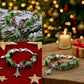 Murano and Simulated Diamond Christmas Bracelet