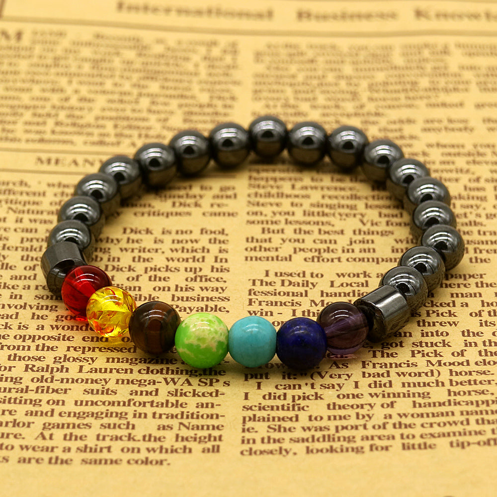 Amy and Annette 7 Genuine Chakra Healing Gemstone Bracelets
