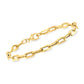 14K Gold Paper Clip Bracelet