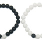 Yin and Yang Black and White Healing stone bracelet