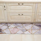 19.6 in. x 55 in. Anti-Fatigue Kitchen Runner Mat (Gold Marble)