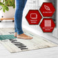 20"x55" Oversized Cushioned Anti-Fatigue Kitchen Runner Mat (Always Be Grateful)