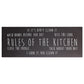 Rules of the Kitchen 20" X 55" Anti-Fatigue Kitchen Runner Mat