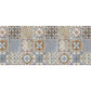 Brown Tile 19.6 in. x 55 in. Anti-Fatigue Kitchen Runner Mat