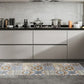 Brown Tile 19.6 in. x 55 in. Anti-Fatigue Kitchen Runner Mat