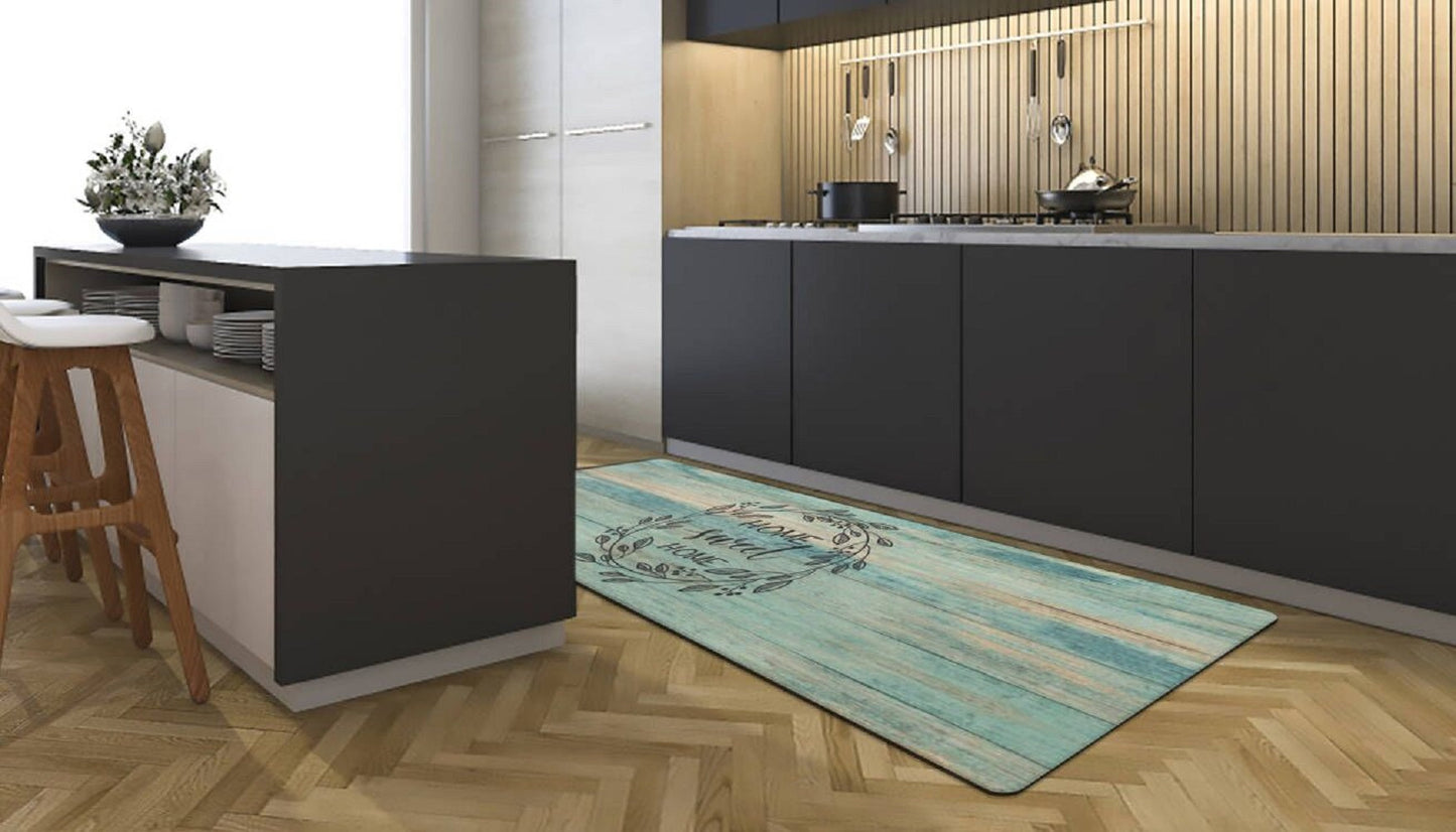 19.6 in. x 55 in. Anti-Fatigue Kitchen Runner Mat (Home Sweet Home)