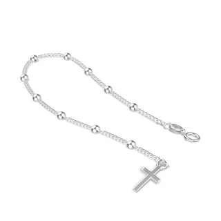 Made in Italy Sterling Silver Rosary Bracelet