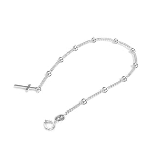 Made in Italy Sterling Silver Rosary Bracelet