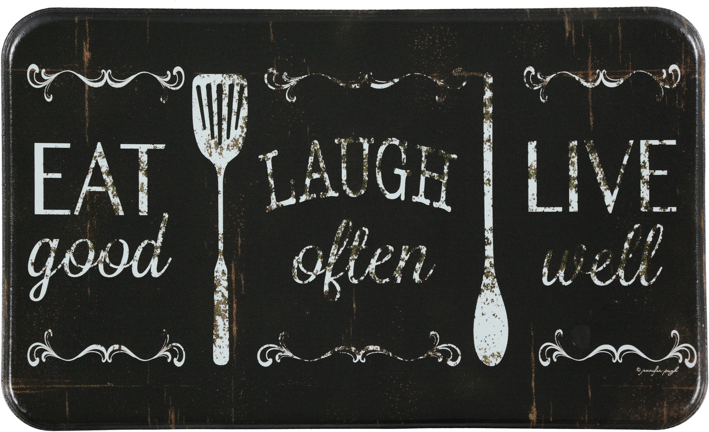 Eat Laugh Live Antifatigue Kitchen Mats