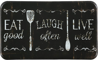 Eat Laugh Live Antifatigue Kitchen Mats