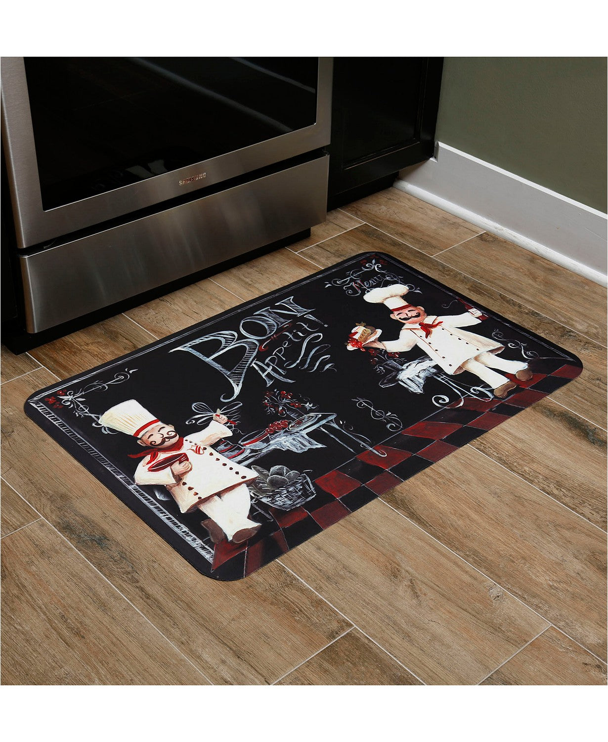 Chalkboard Chefs Antifatigue Kitchen Mats