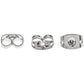 Sterling Silver Butterfly Earring Backing (4 pack)