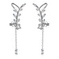 Genuine Crystal Climber & Drop Earrings