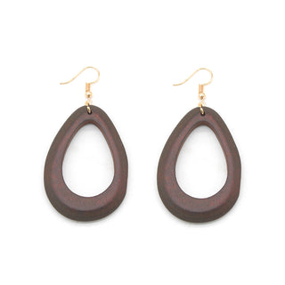 Wood Cut-Out Earring