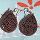 Wood Cut-Out Earring