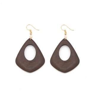 Wood Cut-Out Earring