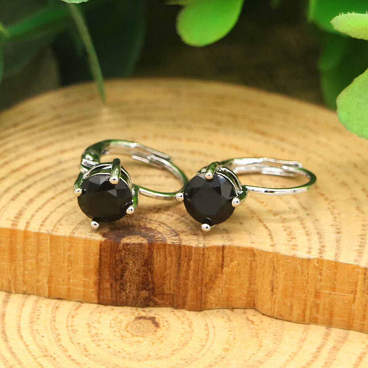 Classic Crystal Huggie Earring