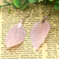 Handmade Natural Leaf Earrings
