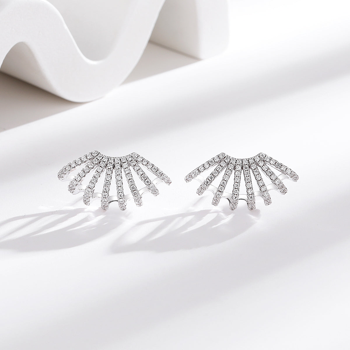 18k Gold Cuff with Genuine Crystal