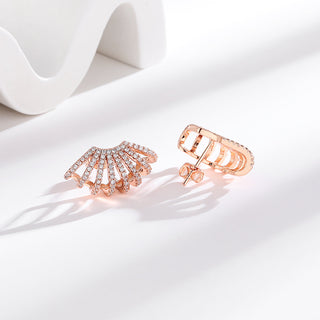 18k Gold Cuff with Genuine Crystal