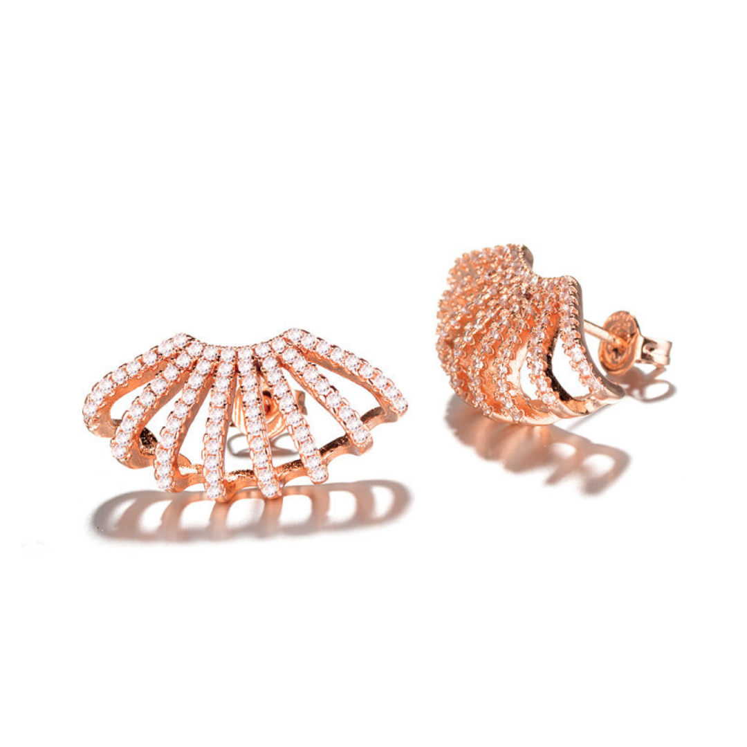 18k Gold Cuff with Genuine Crystal