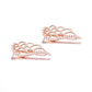 14K Gold Plated Angel Wing earring crawlers with Swarovski Crystals