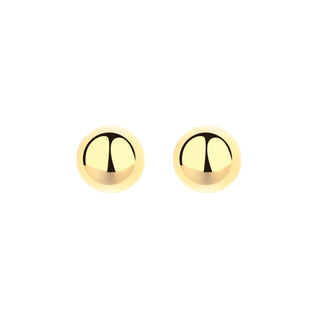 Amy and Annette 14K Gold Ball Stud Earrings