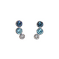 Sterling Silver Ombre Earrings with Swarovski Crystals