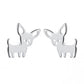 Amy and Annette 14K and Sterling Silver Chihuahua Dog Earrings