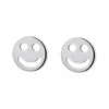 14K Gold or Sterling Silver Smiley Face Earring