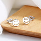 14K Gold or Sterling Silver Smiley Face Earring