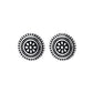 Artisan Bali Filigree Oxidized Artisan Floral Stud Earrings