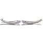 Sterling Silver Crystal Wave Climber Earring