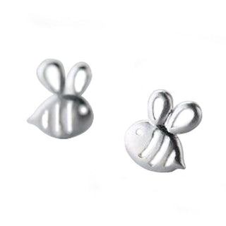 Sterling Silver Bee Stud Earring