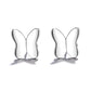 Solid Sterling Silver Butterfly Earrings