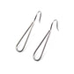Pull Through Open Waterdrop Dangle Earring