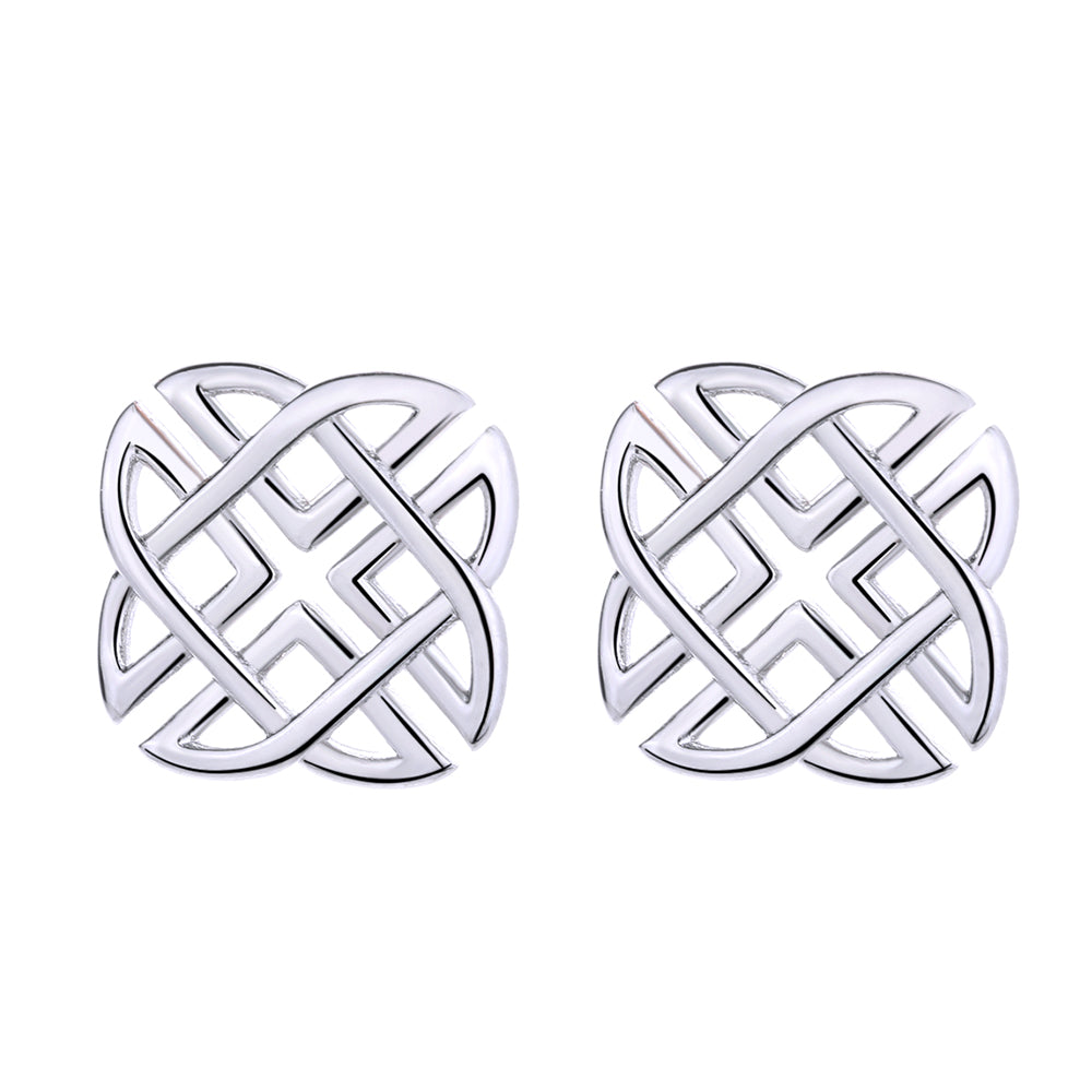 Sterling Silver Celtic Stud Earrings