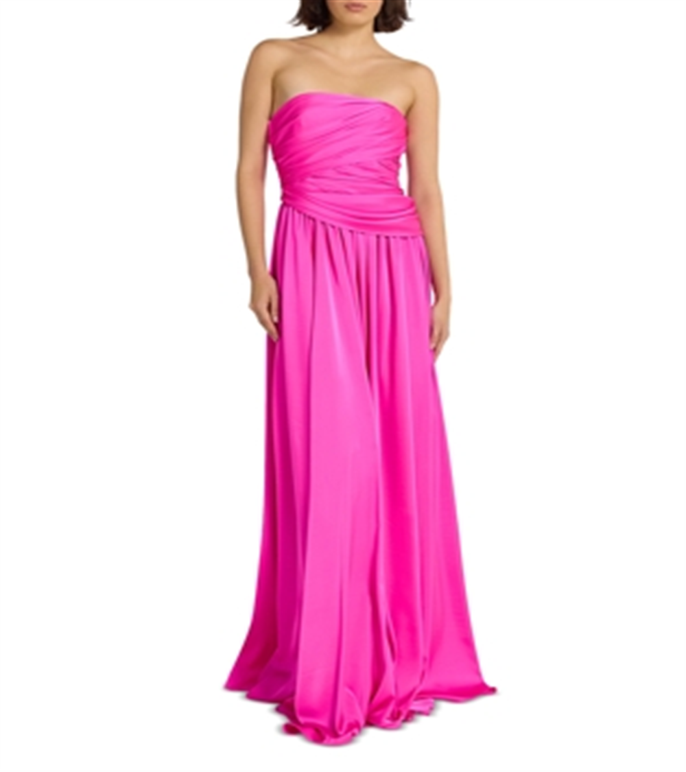 Safiyaa Victoire Strapless Gown Pink Size 14
