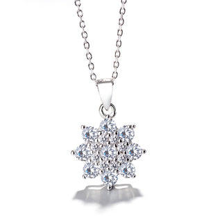 Sterling Silver Sun Pendant Necklace