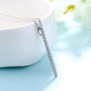 Sterling Silver Bar Necklaces with Crystals