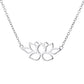 Sterling Silver Lotus Flower Necklace