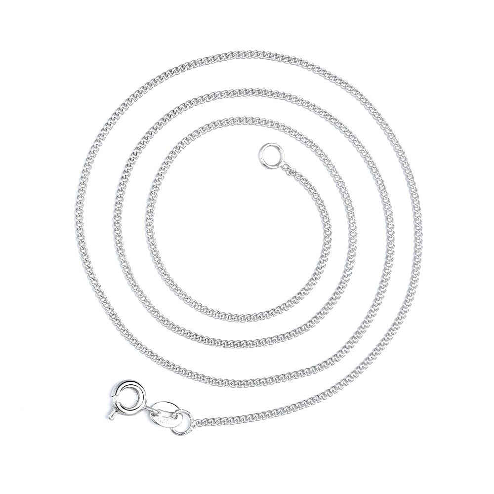 14K White Gold Cuban Chains