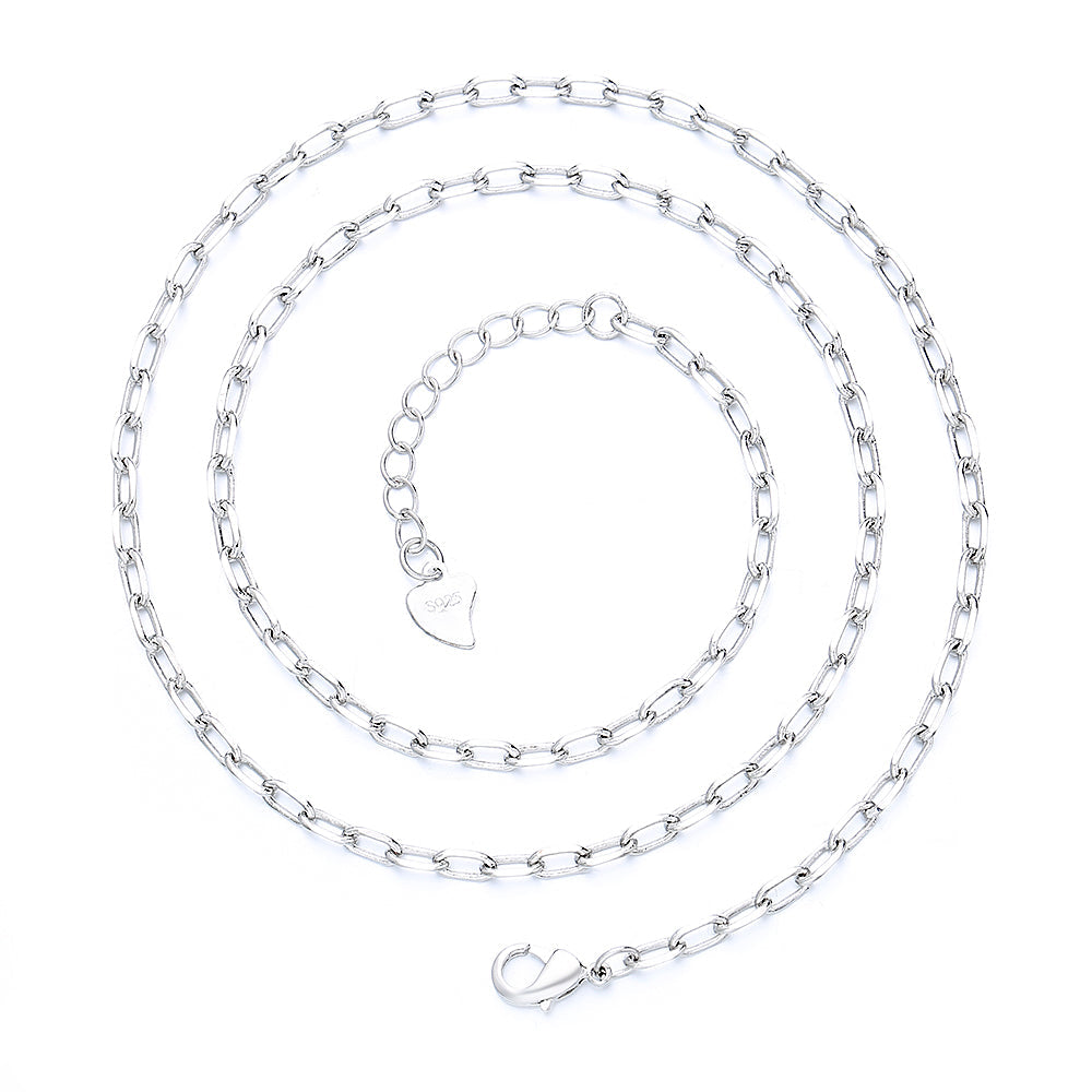 18K Gold Paper Clip Necklace