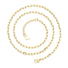 18K Gold Paper Clip Necklace