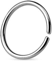 Stainless Steel High Polish Adjustable Nose Ring