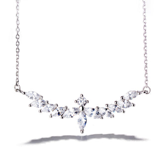 Sterling Silver Angel Wings with Crystals