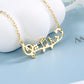 Sterling Silver Music Notes Necklace