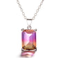 Purple and Yellow Bi Colored Ametrine Necklace
