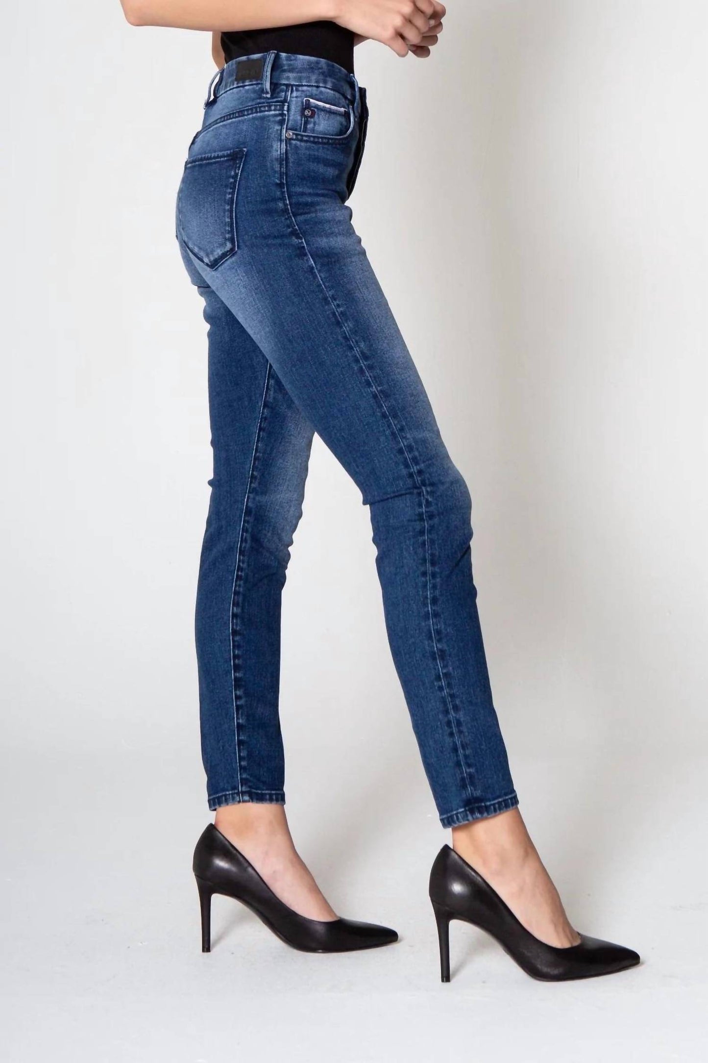 Dear John Denim - OLIVIA SUPER HIGH RISE ANKLE SKINNY JEANS COLVILLE
