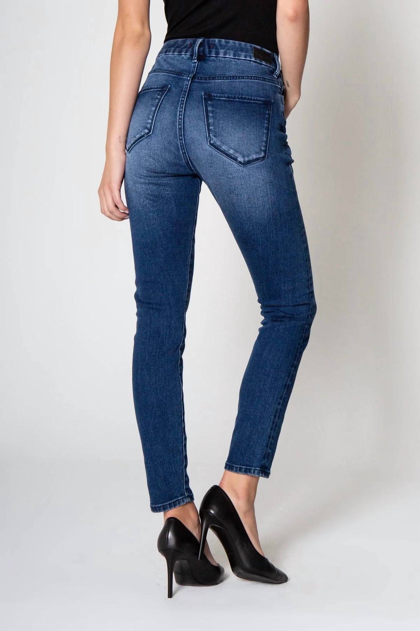 Dear John Denim - OLIVIA SUPER HIGH RISE ANKLE SKINNY JEANS COLVILLE